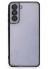 BFS Samsung Galaxy S21 FE Kılıf Lensli Silikon - Siyah