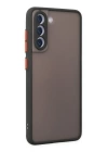 BFS  Samsung Galaxy S21 FE Kılıf Montreal Silikon Kapak - Siyah