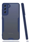 BFS  Samsung Galaxy S21 FE Kılıf Platin Silikon - Lacivert