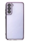BFS  Samsung Galaxy S21 FE Kılıf Razer Lensli Silikon - Mor