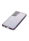 BFS  Samsung Galaxy S21 FE Kılıf Razer Lensli Silikon - Mor
