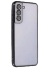 BFS  Samsung Galaxy S21 FE Kılıf Razer Lensli Silikon - Siyah