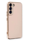 BFS  Samsung Galaxy S21 FE Kılıf Volet Silikon - Pembe