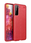 BFS  Samsung Galaxy S21 Kılıf Auto Focus Kapak - Kırmızı