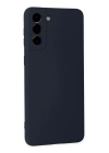 BFS  Samsung Galaxy S21 Kılıf Nano içi Kadife Silikon - Lacivert