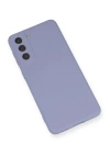 BFS  Samsung Galaxy S21 Kılıf Nano içi Kadife Silikon - Lila