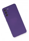 BFS  Samsung Galaxy S21 Kılıf Nano içi Kadife Silikon - Mor