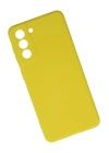 BFS  Samsung Galaxy S21 Kılıf Nano içi Kadife Silikon - Sarı
