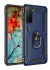BFS  Samsung Galaxy S21 Kılıf Sofya Yüzüklü Silikon Kapak - Lacivert