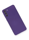 BFS  Samsung Galaxy S21 Plus Kılıf Nano içi Kadife Silikon - Mor