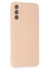 BFS  Samsung Galaxy S21 Plus Kılıf Nano içi Kadife Silikon - Pudra