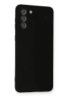 BFS  Samsung Galaxy S21 Plus Kılıf Nano içi Kadife Silikon - Siyah