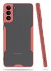 BFS  Samsung Galaxy S21 Plus Kılıf Platin Silikon - Pembe