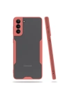 BFS  Samsung Galaxy S21 Plus Kılıf Platin Silikon - Pembe