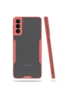 BFS  Samsung Galaxy S21 Plus Kılıf Platin Silikon - Pembe