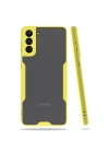 BFS  Samsung Galaxy S21 Plus Kılıf Platin Silikon - Sarı