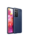 BFS  Samsung Galaxy S21 Ultra Kılıf Auto Focus Kapak - Lacivert