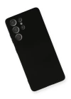 BFS  Samsung Galaxy S21 Ultra Kılıf Nano içi Kadife Silikon - Siyah