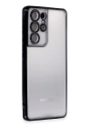 BFS  Samsung Galaxy S21 Ultra Kılıf Razer Lensli Silikon - Siyah