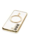 BFS  Samsung Galaxy S22 Kılıf Kross Magneticsafe Kapak - Gold