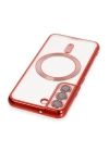 BFS  Samsung Galaxy S22 Kılıf Kross Magneticsafe Kapak - Kırmızı