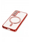 BFS Samsung Galaxy S22 Kılıf Kross Magneticsafe Kapak - Kırmızı