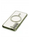 BFS Samsung Galaxy S22 Kılıf Kross Magneticsafe Kapak - Koyu Yeşil