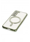 BFS Samsung Galaxy S22 Kılıf Kross Magneticsafe Kapak - Koyu Yeşil