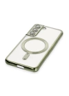BFS  Samsung Galaxy S22 Kılıf Kross Magneticsafe Kapak - Koyu Yeşil