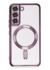 BFS  Samsung Galaxy S22 Kılıf Kross Magneticsafe Kapak - Mor