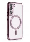 BFS Samsung Galaxy S22 Kılıf Kross Magneticsafe Kapak - Mor