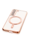 BFS  Samsung Galaxy S22 Kılıf Kross Magneticsafe Kapak - Rose
