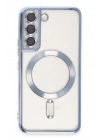 BFS Samsung Galaxy S22 Kılıf Kross Magneticsafe Kapak - Sierra Blue