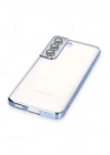BFS Samsung Galaxy S22 Kılıf Lensli Silikon - Açık Mavi