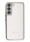 BFS  Samsung Galaxy S22 Kılıf  Lensli Silikon - Gold