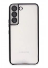 BFS Samsung Galaxy S22 Kılıf Lensli Silikon - Siyah