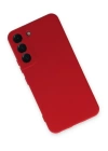 BFS  Samsung Galaxy S22 Kılıf Nano içi Kadife Silikon - Kırmızı