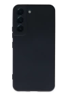 BFS  Samsung Galaxy S22 Kılıf Nano içi Kadife Silikon - Lacivert