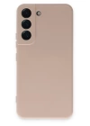 BFS  Samsung Galaxy S22 Kılıf Nano içi Kadife Silikon - Pudra