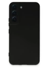 BFS  Samsung Galaxy S22 Kılıf Nano içi Kadife Silikon - Siyah