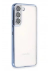 BFS  Samsung Galaxy S22 Kılıf Razer Lensli Silikon - Açık Mavi