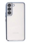 BFS  Samsung Galaxy S22 Kılıf Razer Lensli Silikon - Açık Mavi