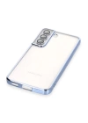 BFS  Samsung Galaxy S22 Kılıf Razer Lensli Silikon - Açık Mavi