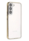BFS  Samsung Galaxy S22 Kılıf Razer Lensli Silikon - Gold