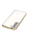 BFS  Samsung Galaxy S22 Kılıf Razer Lensli Silikon - Gold