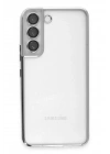 BFS  Samsung Galaxy S22 Kılıf Razer Lensli Silikon - Gümüş