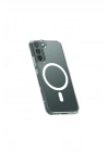 BFS  Samsung Galaxy S22 Plus Kılıf Magneticsafe Şeffaf Silikon - Şeffaf