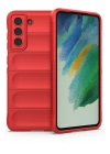 BFS  Samsung Galaxy S22 Plus Kılıf Optimum Silikon - Kırmızı