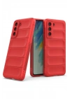 BFS Samsung Galaxy S22 Plus Kılıf Optimum Silikon - Kırmızı