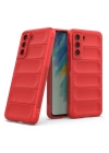 BFS  Samsung Galaxy S22 Plus Kılıf Optimum Silikon - Kırmızı